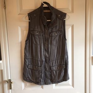 Gray Max Jeans Vest